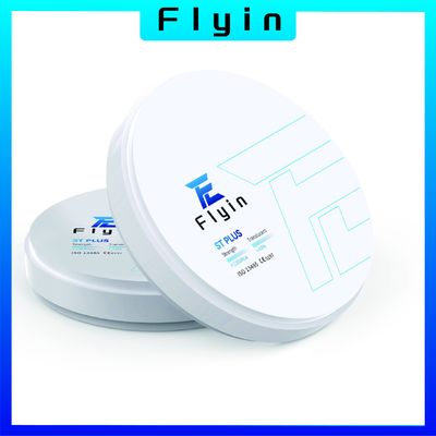 ফ্লেক্সারাল শক্তি সাদা জিরকোনিয়া ব্লক একক মুকুট সেতু এবং ইমপ্লান্ট জন্য